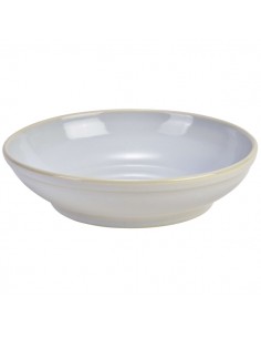 Terra Stoneware Rustic White Coupe Bowl 23cm - Pack of 6