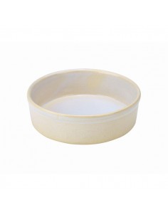Terra Stoneware Rustic White Tapas Dish 14.5cm - Pack of 12