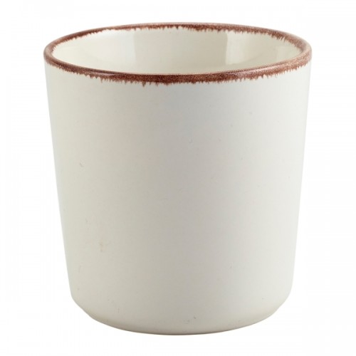 Terra Stoneware Sereno Brown Chip Cup 8.5 x 8.5cm - Pack of 6