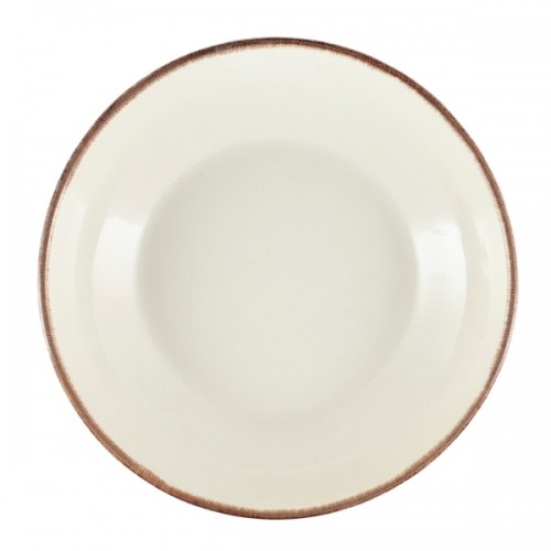 Terra Stoneware Sereno Brown Coupe Bowl 27.5cm - Pack of 6