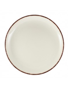 Terra Stoneware Sereno Brown Coupe Plate 27.5cm - Pack of 6