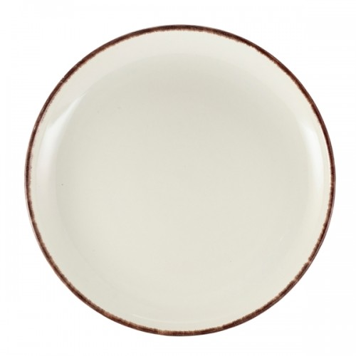 Terra Stoneware Sereno Brown Coupe Plate 27.5cm - Pack of 6