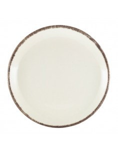 Terra Stoneware Sereno Grey Coupe Plate 19cm - Pack of 6