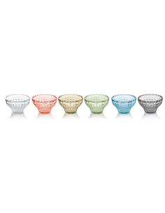 Tiffany Set Of 6 Serving Cups 12cm Assorted Colours
