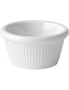 UTOPIA -Fluted White Ramekin 2oz (6cl)