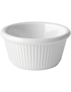 UTOPIA -Fluted White Ramekin 3oz (9cl)