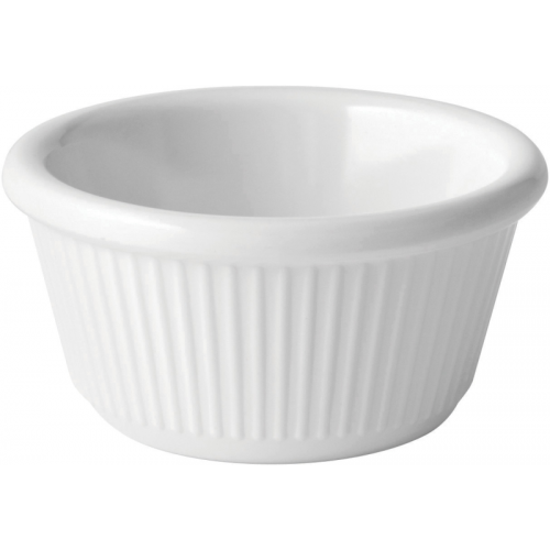 UTOPIA -Fluted White Ramekin 3oz (9cl)