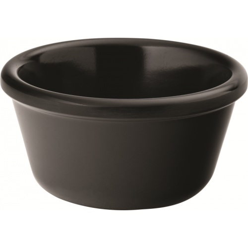 UTOPIA -Plain Black Ramekin 3oz (9cl)