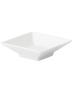 UTOPIA -Saturn Footed Trumpet Square Bowl 4.5" (11.5cm) 3.75oz (11cl)
