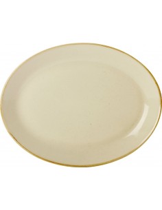 Wheat Oval Plate 30cm/12" - Pack of 6