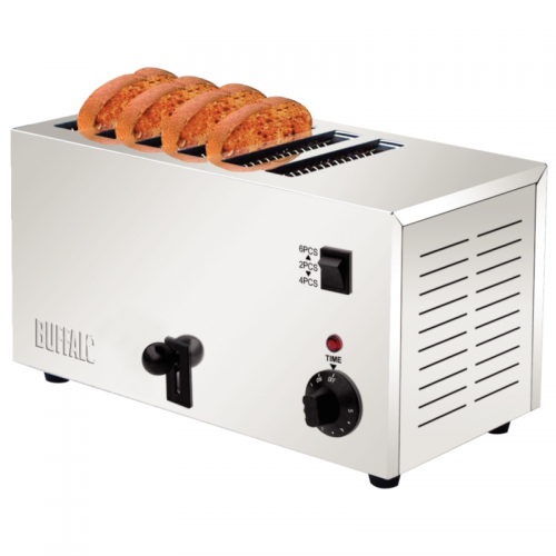 Six Slot Catering Toaster with 2, 4 or 6 slots