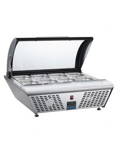 Polar Refrigerated Countertop Servery with Chopping board