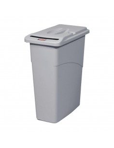 Rubbermaid Slim Jim Confidential Document Container with Lid 87Ltr