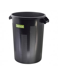 Black Dust Bin 100L