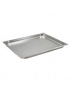 St/St Gastronorm Pan 2/1 - 40mm Deep