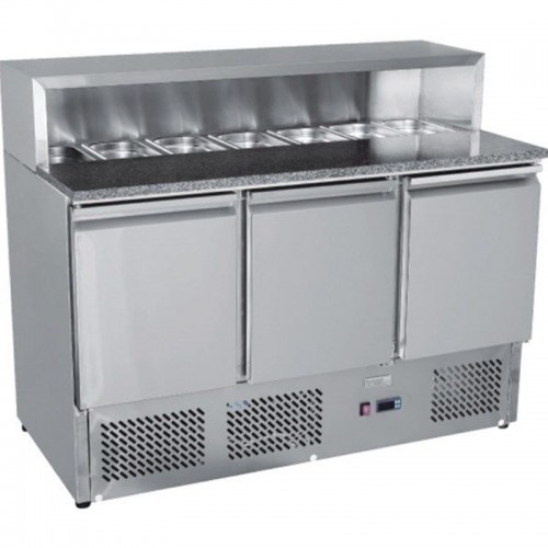 Atosa Ice-A-Cool Open Top Marble Saladette 3 Door with GN Pans Atosa Ice-A-Cool Open Top Marble Saladette 3 Door with GN Pans