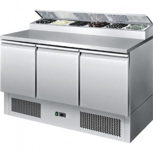 Atosa Ice-A-Cool Open Top Saladette 3 Door with GN Pans Atosa Ice-A-Cool Open Top Saladette 3 Door with GN Pans
