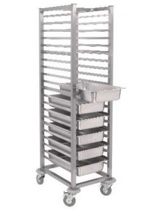 Parry SCT1600 Stainless Steel Gastronorm Tray Trolley