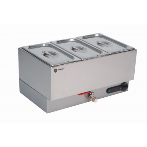 Parry 1885 3 x 13 GN Electric Wet Heat Bain Marie