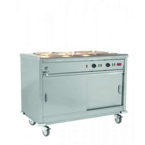 Parry MSB15 1590mm Wide Bain Marie Top Mobile Servery