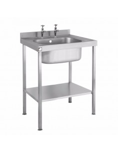 Parry SINK0860SBND 800mm Single Bowl Sink Without Drainer