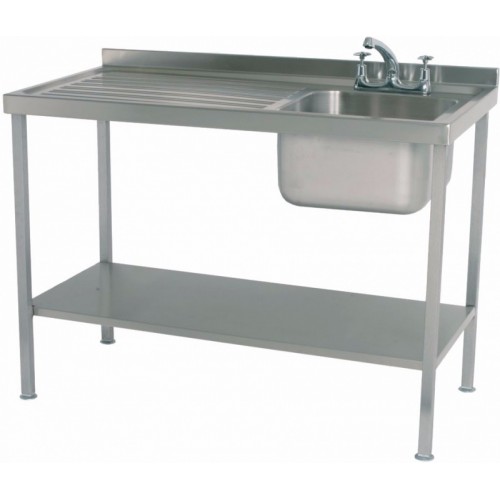Parry SINK1260L 1200mm Single Bowl Sink With Single Left Drainer