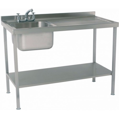 Parry SINK1260R 1200mm Single Bowl Sink With Single Right Drainer