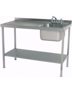 Parry SINK1070SBL 1000mm Single Bowl Sink With Single Left Drainer