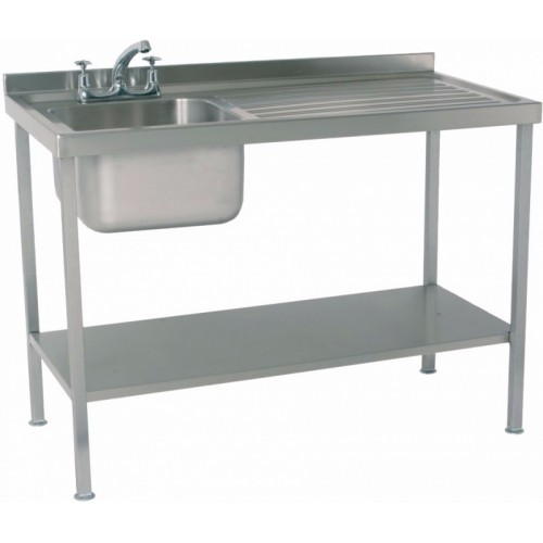 Parry SINK1270R 1200mm Single Bowl Sink With Single Right Drainer