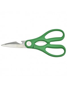 Stainless Steel Kitchen Scissors 8" Green