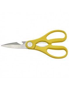 Stainless Steel Kitchen Scissors 8" Yellow