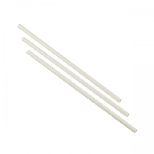 Paper Straws White 23cm (250pcs)