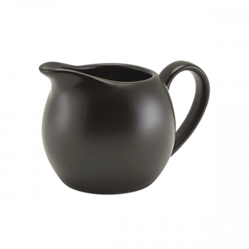 Matt Black Porcelain Jug 14cl/5oz - Pack of 6