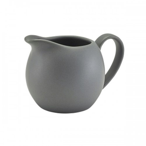 Matt Grey Porcelain Jug 14cl/5oz - Pack of 6