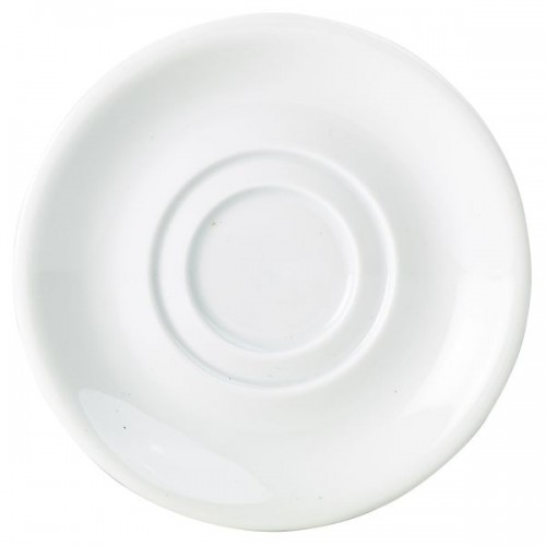 Royal Genware Double Well Saucer 15cm (132116) - Pack of 6