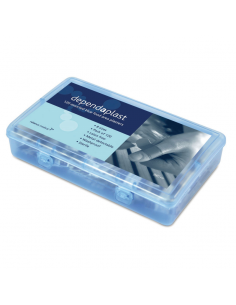 Blue Food Area Plasters Assorted Box Of 20