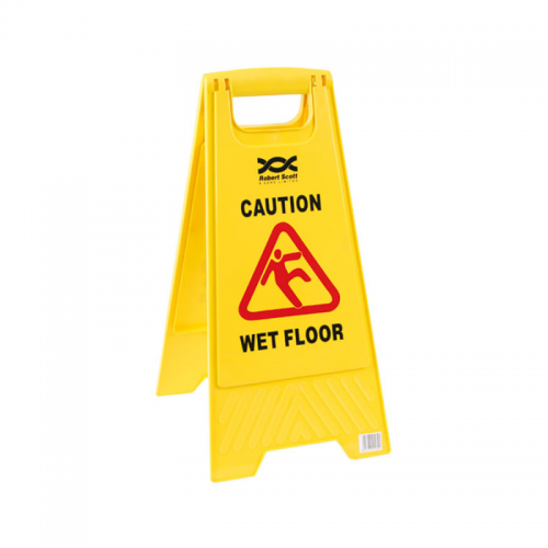 Warning Sign Folding Wet Floor