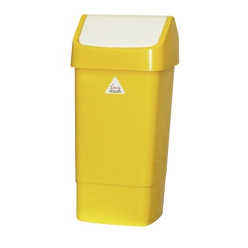 Yellow Swing Bin