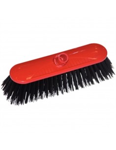 SYR Contract Broom Head Red 10.5in