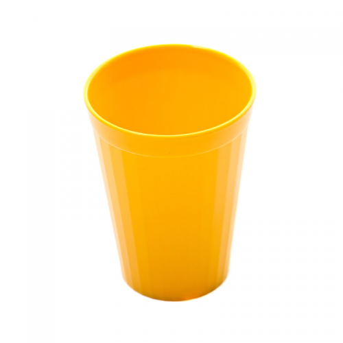 Polycarbonate Tumbler Fluted 5.25oz Yellow