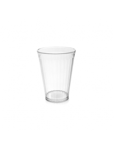 Polycarbonate Tumbler Fluted 7oz Clear