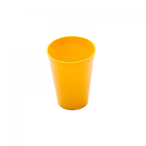 Polycarbonate Tumbler Fluted 7oz Yellow