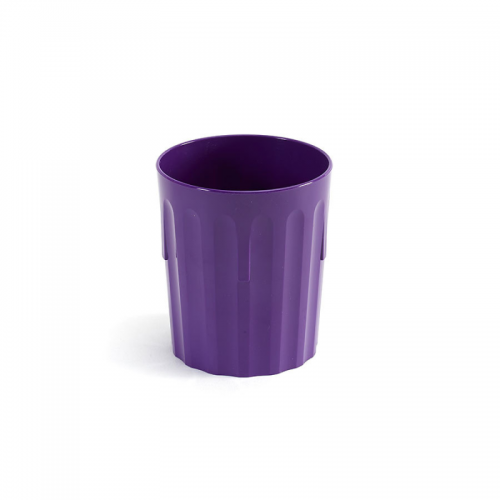 Polycarbonate Tumbler Fluted 8oz Purple