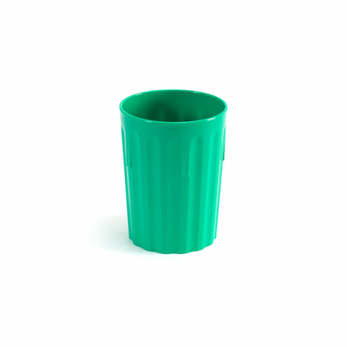Polycarbonate Tumbler Fluted 8oz Green