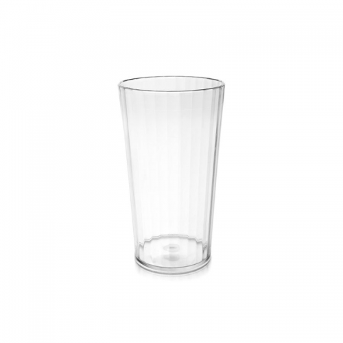 Polycarbonate Tumbler Fluted 10oz Clear