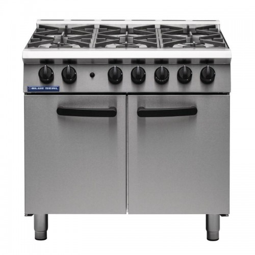 Blue Seal SR G750-6-N 6 Burner Natural Gas Oven Range - N_CM603