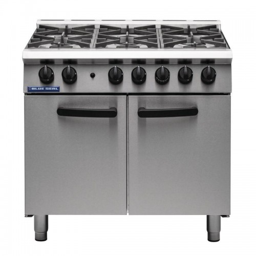 Blue Seal SR G750-6-P 6 Burner LPG Gas Oven Range - P_CM603