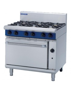 Blue Seal Evolution G506D-N 6 Burner Natural Gas Oven Range - F245-N