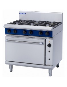 Blue Seal Evolution G56D-P 6 Burner Propane Gas Convection Oven Range - G028-P