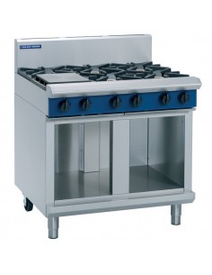 Blue Seal Evolution G516D-CB-P 6 Burner Propane Gas Cooktop Range With Cabinet Base